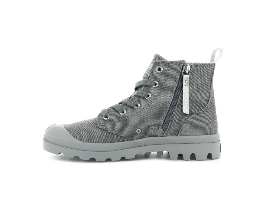 Palladium Pampa Zip Desertwash Dark Grey