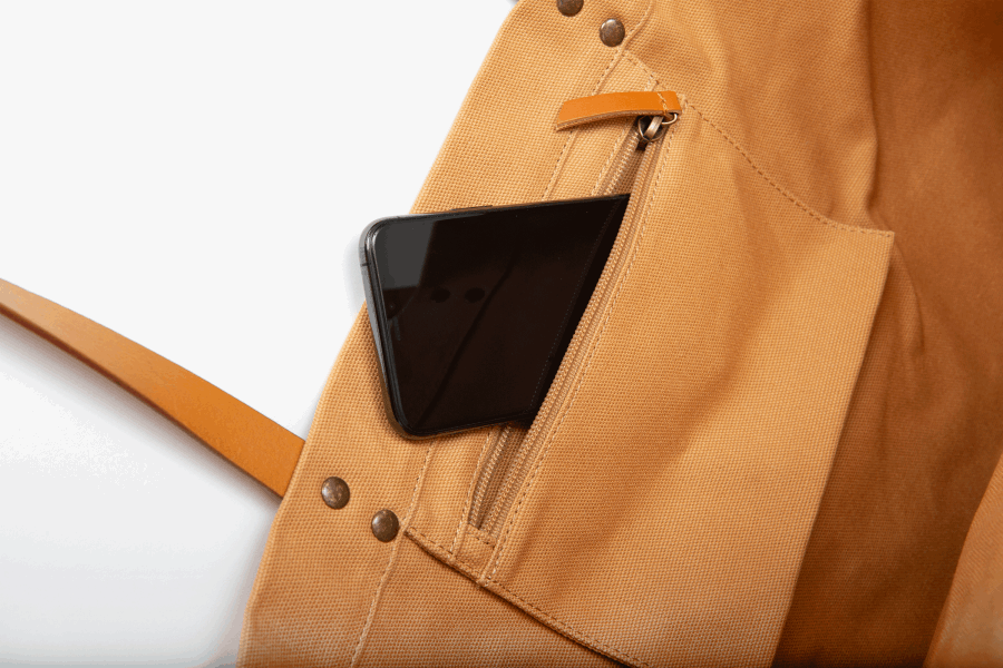 Palladium Round Logo Tote Bag Camel