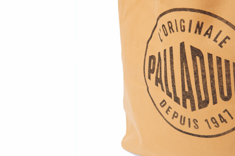 Palladium Round Logo Tote Bag Camel