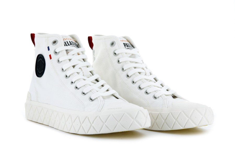 Palladium Palla Ace Canvas Mid Star White