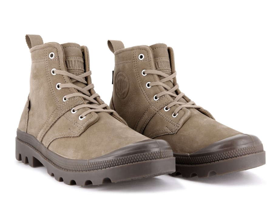 Palladium Pallabrousse Hi Waterproof Bone Brown