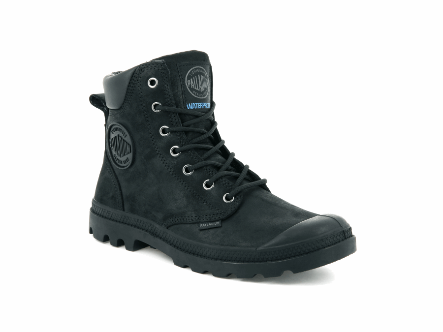 Palladium Pampa Cuff Wp Lux Black