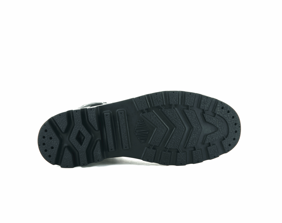 Palladium Pampa Shield Wp Lth Black