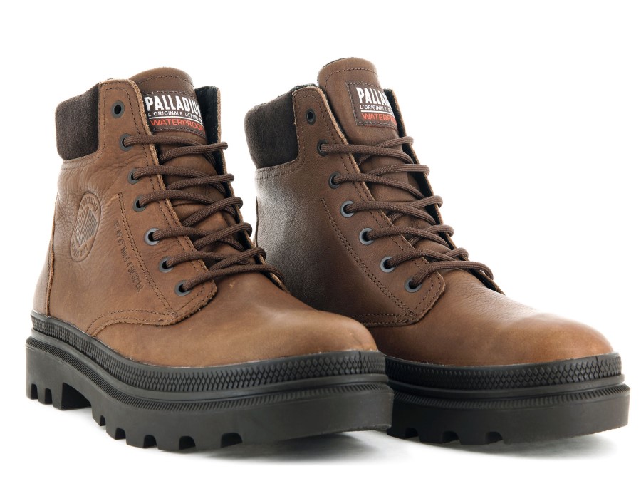 Pallatrooper Sc Wp Beeswax Brown Palladium