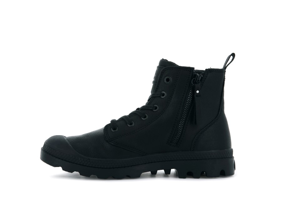 Pampa Hi Zip Lth Ess Palladium Black